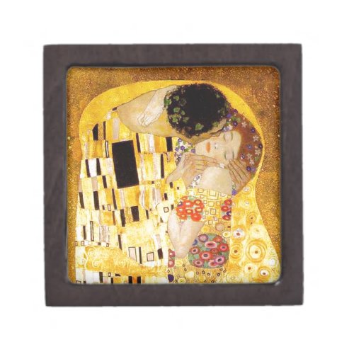 Gustav Klimt The Kiss Classic Painting Jewelry Box