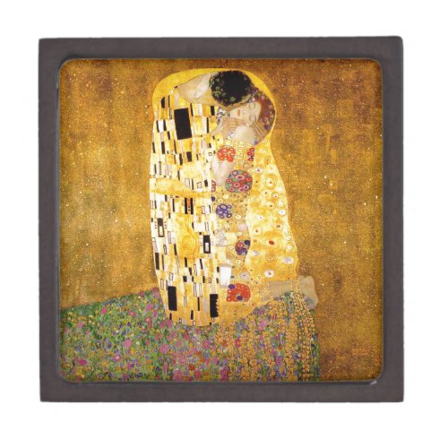 Gustav Klimt The Kiss Classic Painting Jewelry Box