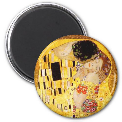Gustav Klimt The Kiss Classic Painting Magnet