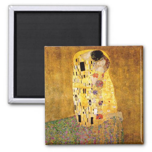 Gustav Klimt The Kiss Classic Painting Magnet