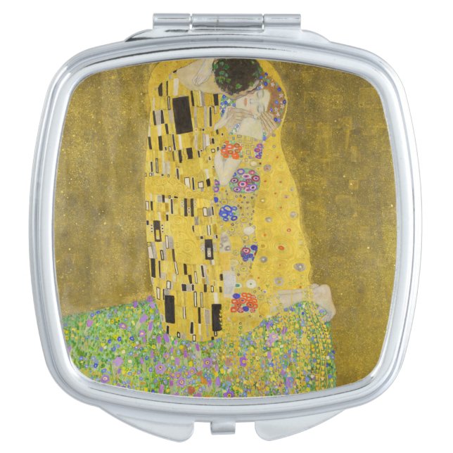 Gustav Klimt - The Kiss Compact Mirror (Front)