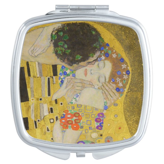 Gustav Klimt - The Kiss Compact Mirror (Front)