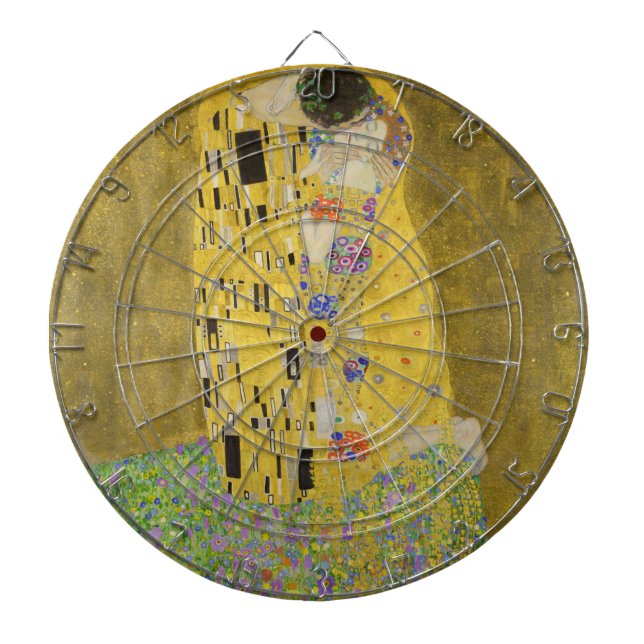 Gustav Klimt - The Kiss Dart Board (Front)