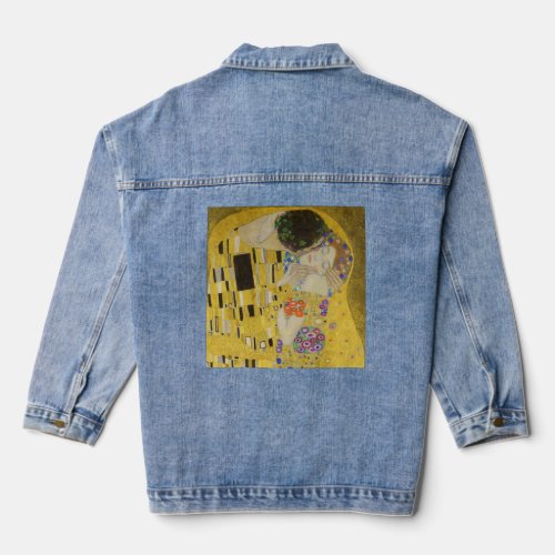 Gustav Klimt _ The Kiss Denim Jacket
