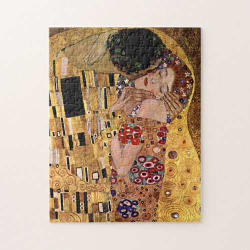 Gustav Klimt The Kiss Detail Jigsaw Puzzle