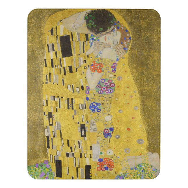 Gustav Klimt - The Kiss Door Sign (Contemporary Vert)
