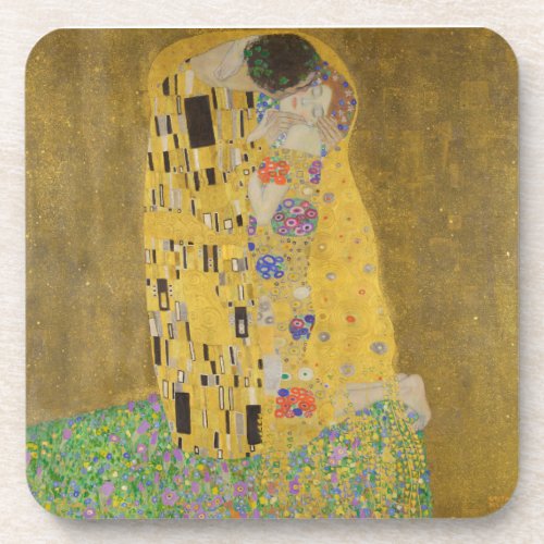 Gustav Klimt The Kiss Drink Coaster