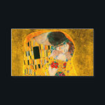 Gustav Klimt The Kiss Enclosure Card<br><div class="desc">Enclosure Cards featuring Gustav Klimt’s oil painting with gold leaf The Kiss (1908). A man and woman,  wearing brilliant golden colors,  lovingly embrace and kiss in a field of flowers. A great gift for fans of Art Nouveau and Austrian art.</div>