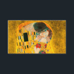 Gustav Klimt The Kiss Enclosure Card<br><div class="desc">Enclosure Cards featuring Gustav Klimt’s oil painting with gold leaf The Kiss (1908). A man and woman,  wearing brilliant golden colors,  lovingly embrace and kiss in a field of flowers. A great gift for fans of Art Nouveau and Austrian art.</div>