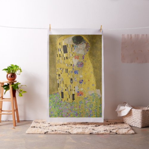 Gustav Klimt _ The Kiss Fabric