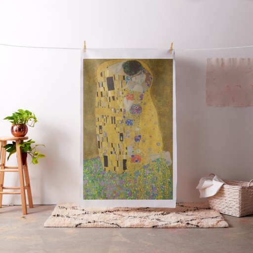 Gustav Klimt The Kiss Fabric