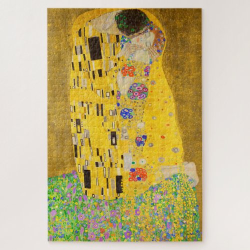 Gustav Klimt The Kiss Fine Art Jigsaw Puzzle