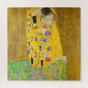 Gustav Klimt The Kiss Fine Art Jigsaw Puzzle
