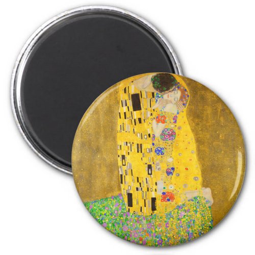 Gustav Klimt The Kiss Fine Art Magnet