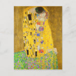 Gustav Klimt The Kiss Fine Art Postcard<br><div class="desc">Gustav Klimt The Kiss Fine Art Postcard</div>