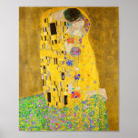 Gustav Klimt The Kiss Fine Art Poster<br><div class="desc">Gustav Klimt The Kiss Fine Art Poster</div>