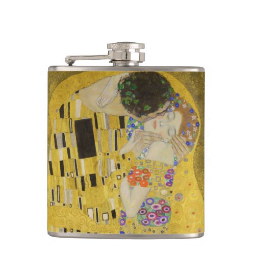 Gustav Klimt _ The Kiss Flask