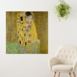 Gustav Klimt - The Kiss Foam Board<br><div class="desc">The Kiss / Der Kuss - Gustav Klimt in 1907-1908</div>