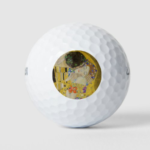 Gustav Klimt _ The Kiss Golf Balls