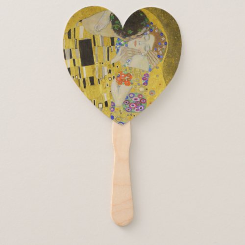Gustav Klimt _ The Kiss Hand Fan