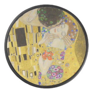 Gustav Klimt - The Kiss Hockey Puck