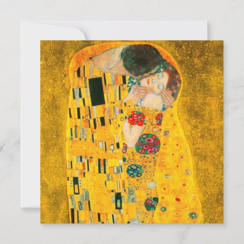 Gustav Klimt The Kiss Invitation