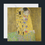 Gustav Klimt - The Kiss Invitation<br><div class="desc">The Kiss / Der Kuss - Gustav Klimt in 1907-1908</div>