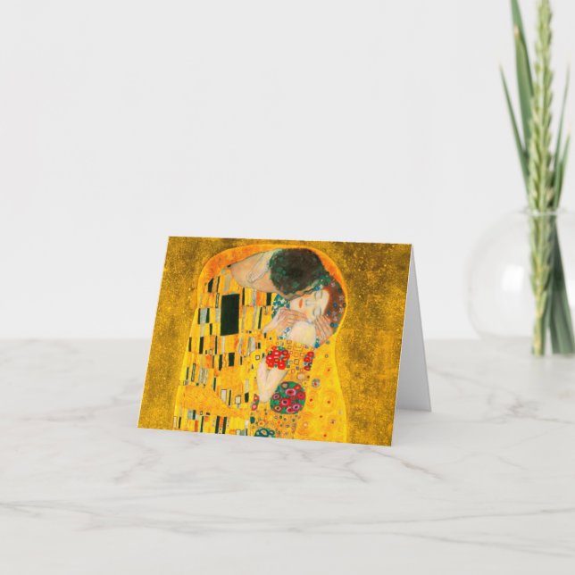 Gustav Klimt The Kiss Invitation (Front)