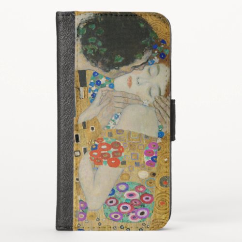 Gustav Klimt The Kiss iPhone X Wallet Case