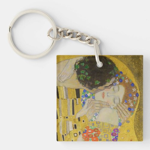 Gustav Klimt _ The Kiss Keychain