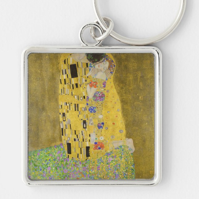Gustav Klimt - The Kiss Keychain (Front)