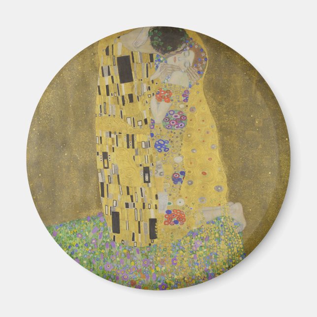Gustav Klimt "The Kiss" Magnet (Front)