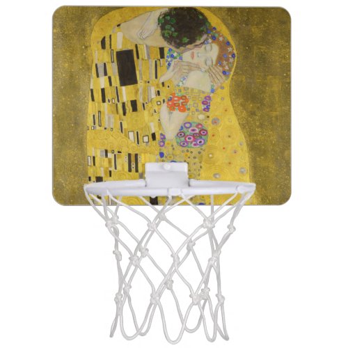 Gustav Klimt _ The Kiss Mini Basketball Hoop