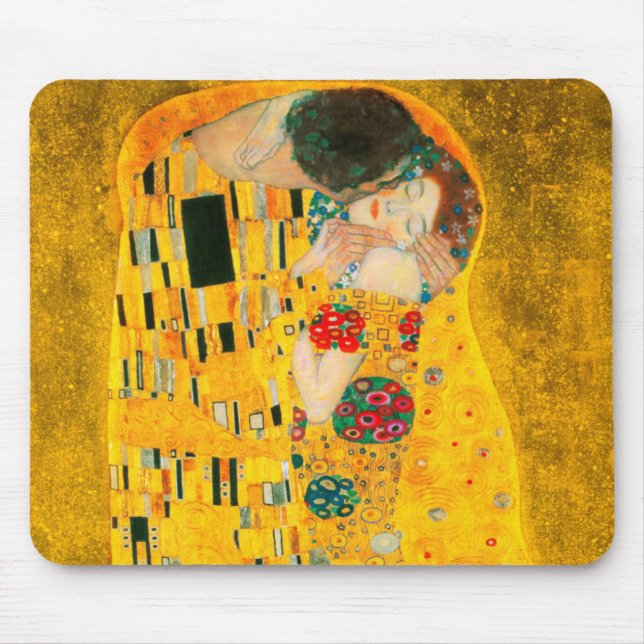 Gustav Klimt The Kiss Mouse Pad (Front)