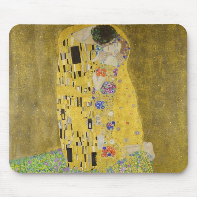 Gustav Klimt - The Kiss Mouse Pad (Front)