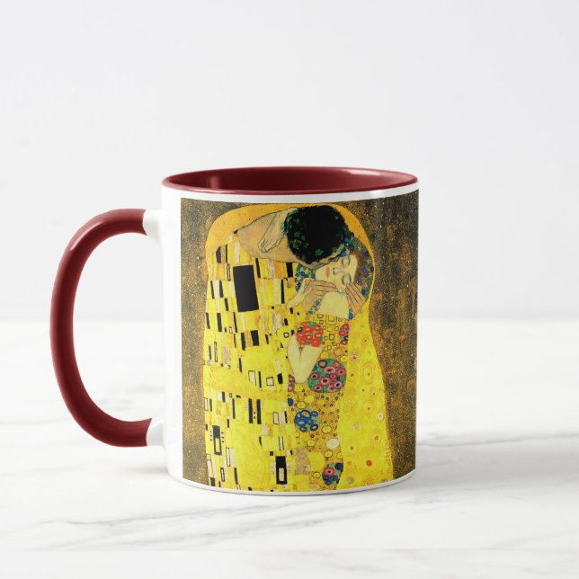 Gustav Klimt -The Kiss  Mug 2 (Left)