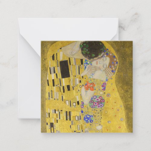 Gustav Klimt _ The Kiss Note Card