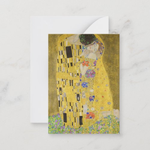 Gustav Klimt _ The Kiss Note Card