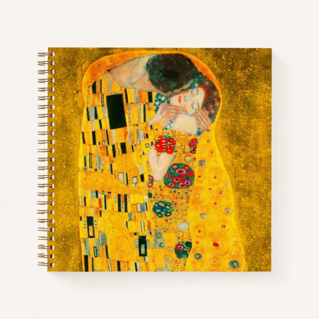 Gustav Klimt The Kiss Notebook (Front)