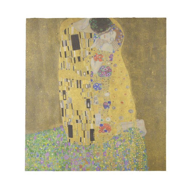 Gustav Klimt "The Kiss" Notepad (Front)