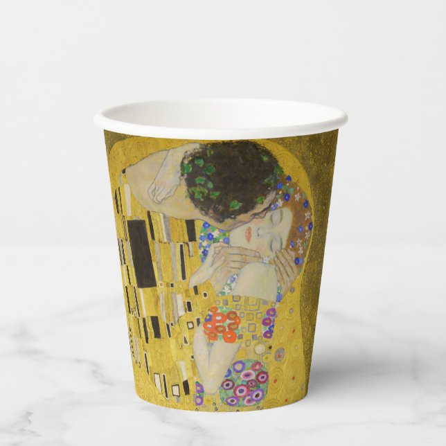 Gustav Klimt - The Kiss Paper Cups (Front)