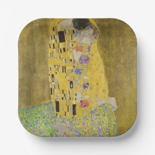 Gustav Klimt _ The Kiss Paper Plates