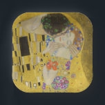 Gustav Klimt - The Kiss Paper Plates<br><div class="desc">The Kiss / Der Kuss - Gustav Klimt in 1907-1908</div>