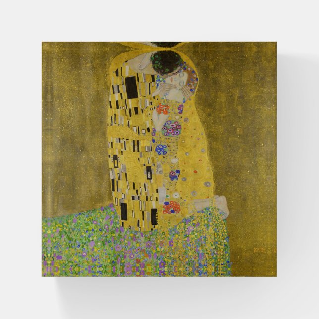 Gustav Klimt - The Kiss Paperweight (Front)