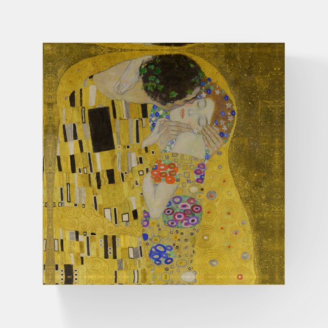 Gustav Klimt - The Kiss Paperweight (Front)