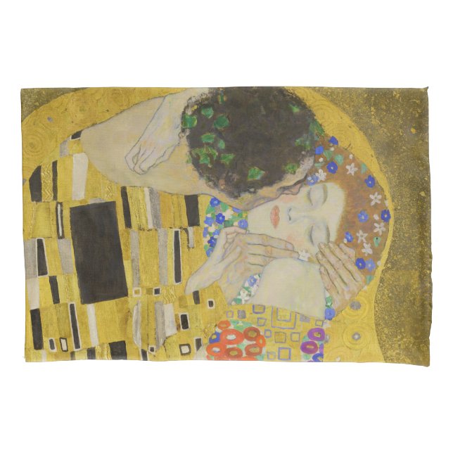 Gustav Klimt - The Kiss Pillow Case (Front)