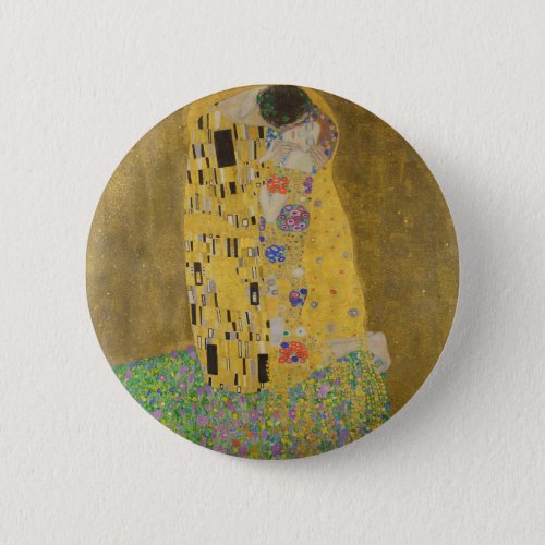 Gustav Klimt The Kiss Pinback Button