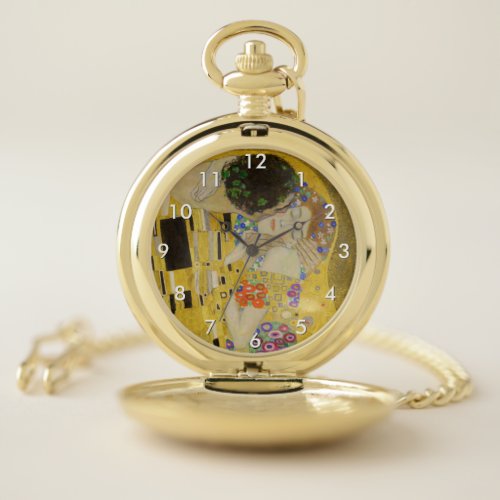 Gustav Klimt _ The Kiss Pocket Watch