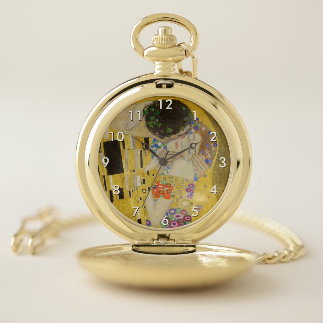 Gustav Klimt - The Kiss Pocket Watch (Inside)