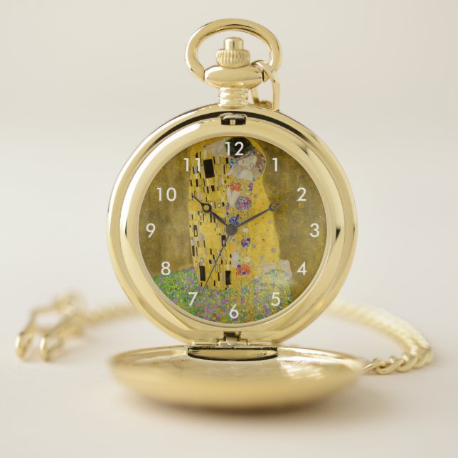 Gustav Klimt - The Kiss Pocket Watch (Inside)